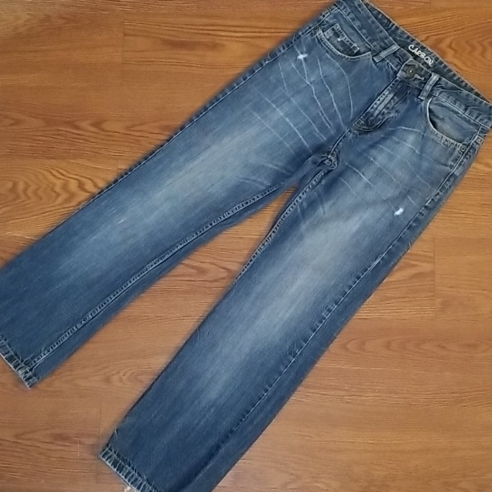 Carbon jeans, straight leg, sz 29x30